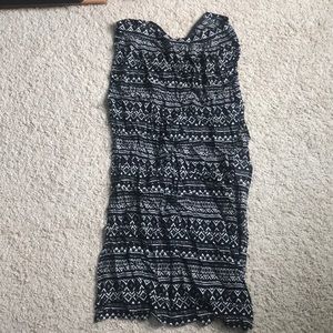 Aztec print maxi skirt